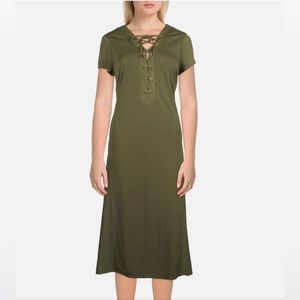 Lauren Ralph Lauren Dk Olive Swing Dress